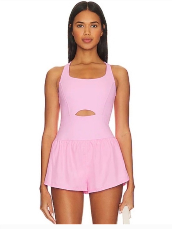 FP Movement by Free People Pants - Free People Movement Pink Righteous Runsie